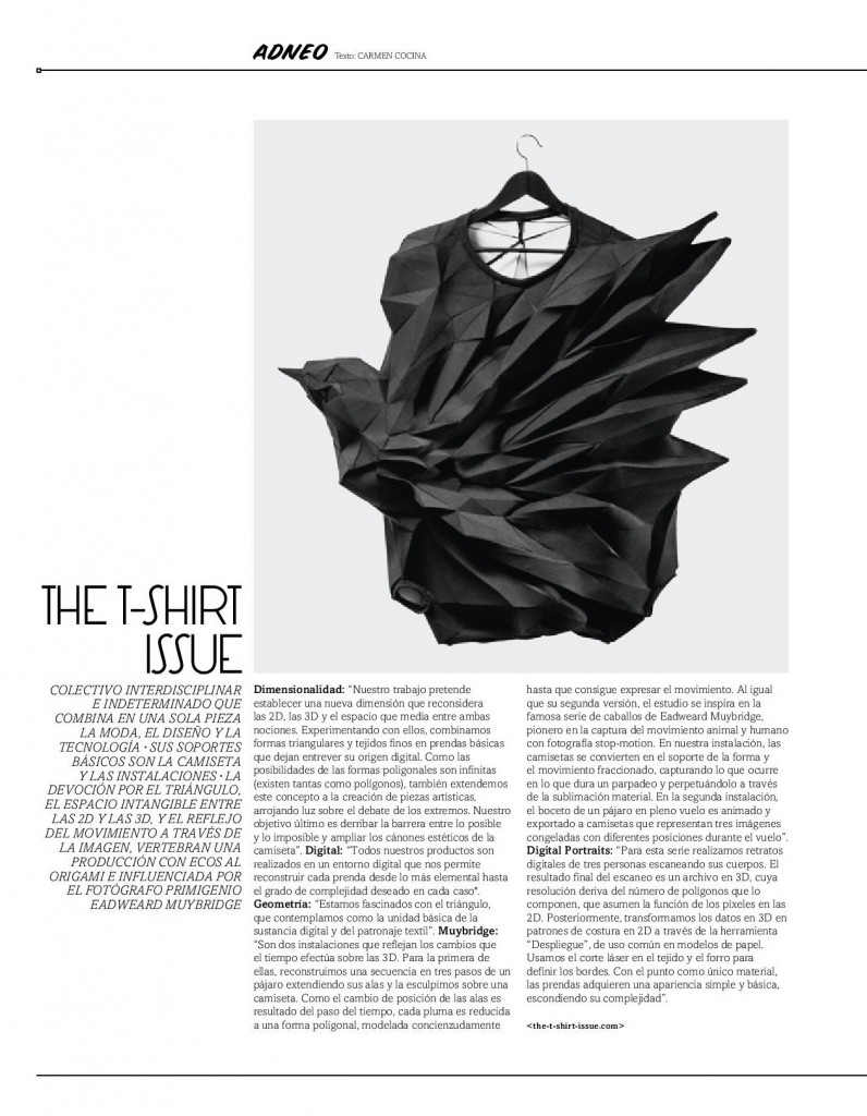 The T-shirt Issue (I)-Neo2-Marzo 2014